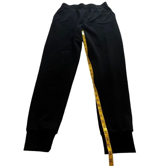 LBLC The Label Rea black elastic waistband high rise sweatpants joggers Size M - Picture 7 of 16